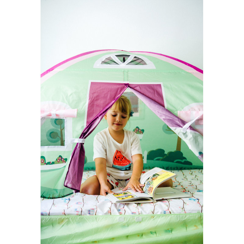 Pacific Play Tents Cottage Bed Play Tent with Carrying Bag & Reviews